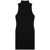 Diesel DIESEL M-ONERVA SHORT DRESS WITH CUT-OUT AND LOGO PLAQUE BLACK