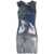 Diesel DIESEL M-IDONY SHORT KNIT DRESS WITH METALLIC EFFECTS BLUE