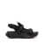 Moncler MONCLER Vela logo-patch sandals BLACK