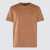ZEGNA Zegna Camel Brown Cotton T-Shirt BROWN