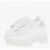 Maison Margiela Mm6 Solid Color Leather Sneakers With Heel 6Cm White
