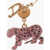Dior Single Brass Earring With Tiger Pendant Gold
