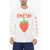 WESTFALL Crew-Neck Cotton T-Shirt With Contrast Print White