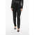 Tory Burch Back-Pleated Cropped Fit Pants Black