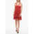 ETRO Pleated Dress With Paisley Print Red