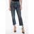 AGOLDE Frayed Hem High Waist Riley Jeans 19,5Cm Blue