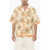 BARROW Short Sleeve Floral-Printed Shirt Beige