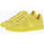 Maison Margiela Mm22 Ton On Ton Suede And Leather Low-Top Sneakers Yellow