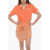 SPORTY & RICH Terry-Cotton April Polo Shirt Orange