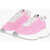 Maison Margiela Mm6 Padded Nylon Sneakers 5Cm Pink