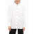 Ganni Balloon Sleeve Poplin Cotton Shirt White