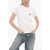 A.P.C. Solid Color Denise Crew-Neck T-Shirt With Embroidered Logo White
