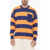Roberto Collina Crew-Neck T-Wo-Tone Sweater With Breast Pocket Orange