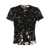 Diesel DIESEL T-UNCYNA TULLE T-SHIRT WITH DESTROYED JERSEY BLACK
