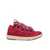 Lanvin LANVIN SUEDE AND FABRIC SNEAKERS WATERMELON