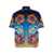 BLUEMARBLE Multicolor Shirt With Short Sleeves In Cotton Blend Man MULTICOLOR