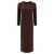 NORMA KAMALI Norma Kamali 3/4 Sleeves Tailored Dress BROWN