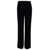 P.A.R.O.S.H. Black Loose Pants with Waist-Band in Polyamide Woman BLACK