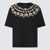 Dolce & Gabbana DOLCE & GABBANA BLACK COTTON COIN PRINT T-SHIRT BLACK