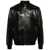 Versace Versace Blouson Leather Clothing BLACK