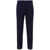 TWINSET TWINSET CROPPED PANTS WITH BUTTONS CLOTHING BLUE