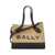 Bally BALLY Bar crossbody bag SAND/BLACK+ORO