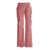 Blumarine Pink Cargo Trousers with Satin Inserts in Cotton Woman PINK