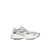 AXEL ARIGATO 'Marathon Runner' Silver and White Sneakers wth Logo in Leather Blend Man Axel Arigato WHITE