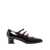 CAREL PARIS 'Kina' Black Mary Janes With Straps And Block Heel In Patent Leather Woman Black