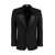 Alexander McQueen Alexander McQueen Single-Breasted Wool Jacket Black