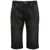 Balenciaga Black Bermuda Shorts with Washed-out Effect and Logo Patch in Cotton Denim Man BLACK
