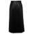 Balenciaga BALENCIAGA Leather pleated skirt BLACK