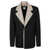 Bottega Veneta BOTTEGA VENETA Contrasting collar wool jacket BLACK