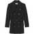 Saint Laurent SAINT LAURENT VESTE JERSEY COMPACT DE LAINE CLOTHING BLACK
