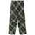 Burberry Burberry Check Pants Clothing GREEN