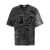 Diesel Diesel T-Boxt-Peeloval Oval D T-Shirt In Marble Jersey BLACK