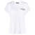 Balmain BALMAIN FLOCK DETAIL T-SHIRT CLOTHING WHITE