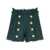 Balmain Green Tweed Shorts with Aged-Gold Buttons in Wool Blend Woman GREEN