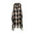 Woolrich WOOLRICH Hooded scarf with checked pattern BEIGE