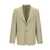 Fendi Fendi Single-Breasted Wool Blazer Beige