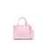 Marc Jacobs MARC JACOBS The Medium Tote crinkle leather bag PINK