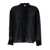 Isabel Marant Relaxed Black Blouse with Volant in Semi-Sheer Cotton Woman BLACK