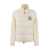 Moncler MONCLER Padded sweatshirt with tennis-style logo WHITE