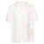 Calvin Klein CALVIN KLEIN SATIN SILK FLOWER S/S SHIRT CLOTHING WHITE