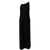 Calvin Klein CALVIN KLEIN NAIA ASYMMETRIC SLIP MAXI DRESS CLOTHING BLACK