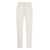 Brunello Cucinelli Brunello Cucinelli Baggy Trousers In Garment-Dyed Comfort Denim With Shiny Tab WHITE