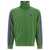 NEEDLES Green High-Neck Sweatshirt with Logo Embroidery in Tech Fabric Man GREEN