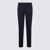 Off-White OFF-WHITE NAVY BLUE VISCOSE BLEND TAILORED PANTS SIERRA LEONE