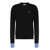 Off-White OFF-WHITE KNIT WOOL PULLOVER BLACK
