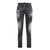 DSQUARED2 DSQUARED2 TWIGGY STRETCH COTTON CROPPED JEANS GREY